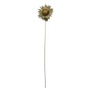 Funkelnde Glitzer-Blume Gold ca. 50 cm