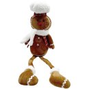 Kantenhocker Lebkuchen-Bäcker Braun/Rot/Weiß...