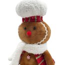 Kantenhocker Lebkuchen-Bäcker Braun/Rot/Weiß...