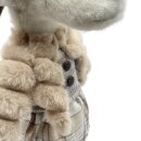 Elch mit ausziehbaren Beine Beige/Braun ca. 73 cm