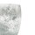 Thermo-Trinkglas Klar/Silber/Glitzer ca. 350 ml