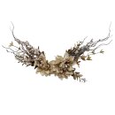 Künstliches Blumengesteck Beige/Braun ca. 45 cm