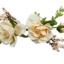 Künstliches Blumengesteck Creme ca. 25 cm