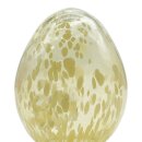 Glas Osterei Gelb ca.10 cm