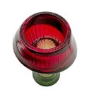 Kerzenständer Grün/Rot ca.11 cm