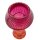 Kerzenständer Orange/Pink ca.11 cm