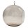 Hängende Glaskugel Vase Creme ca.15 x17 cm
