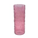 Glas Vase Rot ca. 29,3 cm