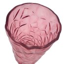 Glas Vase Rot ca. 29,3 cm