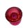 Teelichthalter Rot/Pink ca. 10,5 cm