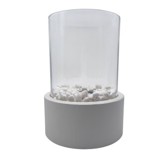 Tisch Ethanol Brenner Weiß ca.29 cm