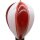 Kunststoff Solar-Hängelampe Heißluftballon Rot/Weiß ca.22 cm