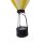 Kunststoff Solar-Hängelampe Heißluftballon Gelb/Weiß ca.22 cm