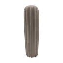 Keramik Vase gerillt beige ca. 45 cm