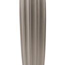 Keramik Vase gerillt beige ca. 45 cm