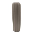 Keramik Vase gerillt beige ca. 60 cm