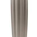 Keramik Vase gerillt beige ca. 60 cm