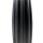 Keramik Vase gerillt Schwarz ca. 30 cm