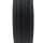 Keramik Vase gerillt Schwarz ca. 60 cm