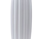 Keramik Vase gerillt Weiß ca. 60 cm