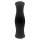 Keramik Vase mit Vertikale Rillen Schwarz ca.45 cm