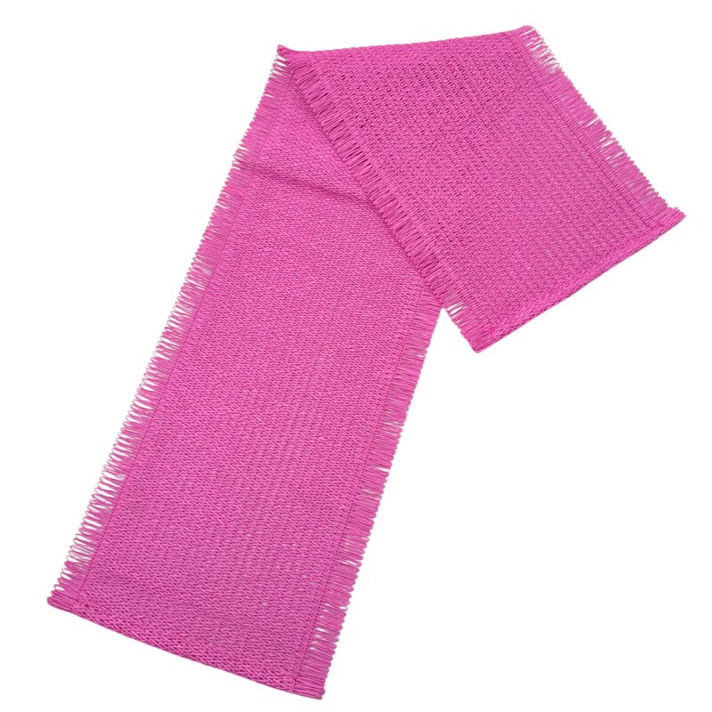 Geflochtener Tischläufer Pink ca.120 cm
