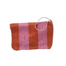 Tasche + Zusatztäschchen Orange/Rosa
