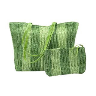 Tasche + Zusatztäschchen Grün