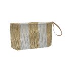 Tasche + Zusatztäschchen Beige/Weiß