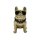 Deko Figur Französische Bulldogge Gold ca. 20 cm