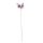 Dekorativer Gartenstecker " Libelle" Rosa/Blau ca. 68 cm