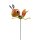 Dekorativer Gartenstecker " Libelle" Gelb/Orange ca. 68 cm