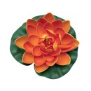 Künstliche Seerose Orange Ø ca. 17 cm