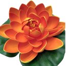 Künstliche Seerose Orange Ø ca. 17 cm