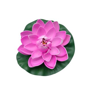 Künstliche Seerose Pink Ø ca. 17 cm