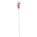 Dekorativer Gartenstecker " Schmetterling" Rosa...