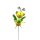 Dekorativer Gartenstecker " Schmetterling" Gelb ca. 68 cm
