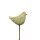 LED Solar Gartenstecker Vogel Metall Gelb ca. 80 cm
