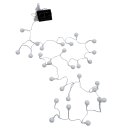 Solar Lampion Girlande 30 LED Bunt