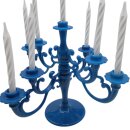 Kuchen Kerzenhalter Kronleuchter Blau/Weiß