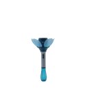 LED Seifenblasenmaschine "Lotusblume" Blau