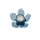 LED Seifenblasenmaschine "Lotusblume" Blau
