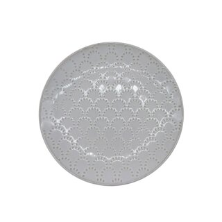 Keramik Kuchenteller Weiß Ø ca. 20 cm