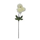 Künstliche Dahlie mit 3 Blüten Weiß ca....