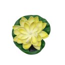 LED Seerose Gelb Ø ca. 17 cm