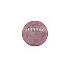 Plastikbecher mit Strohhalm Rosa ca. 15 cm