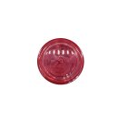 Plastikbecher mit Strohhalm Rot ca. 15 cm