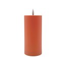 Solar Stumpenkerze Orange ca.14,5 cm