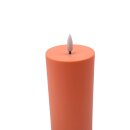 Solar Stumpenkerze Orange ca.14,5 cm
