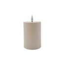 Solar Stumpenkerze Creme ca. 9,5 cm